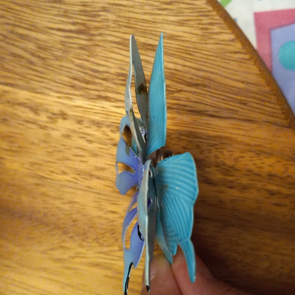 Vintage 1960s BUTTERFLY Pin Brooch - Picture 3 of 7